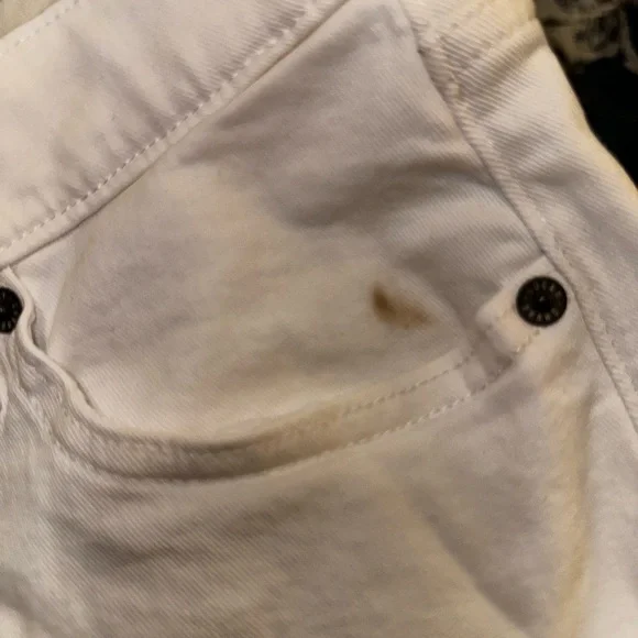 Lucky Brand White Buttoned Up High Rise Skinny Jeans - Picture 5 of 5